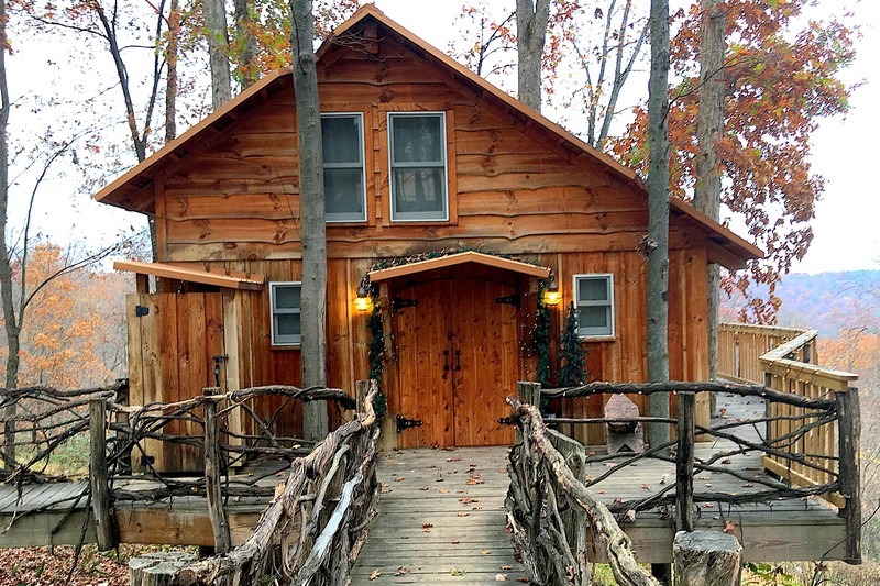 Sleeping In The Trees Luxury Tree Houses In Ohio At The Mohicans