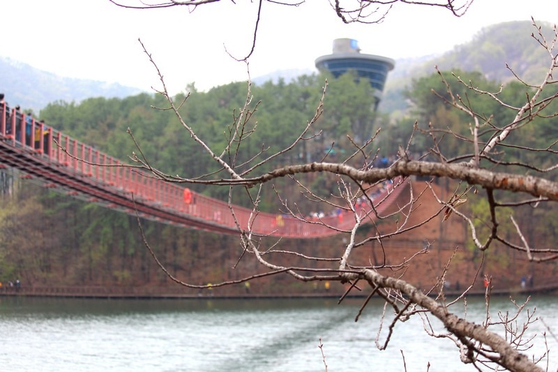 Majang Lake, Paju, Korea: Suspension Bridge