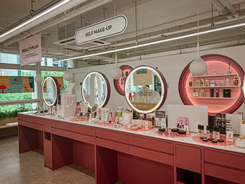 Beauty Play (뷰티플레이), Myeongdong, Seoul, Korea; beauty experience space in Seoul