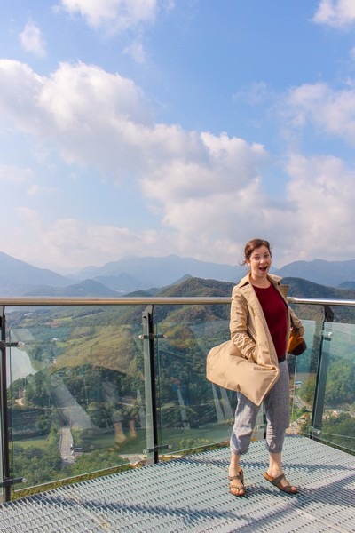 Mancheonha Skywalk, Danyang, Korea: Hallie Bradley