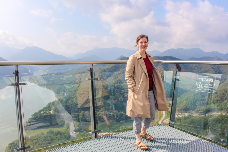 Mancheonha Skywalk, Danyang, Korea: Hallie Bradley