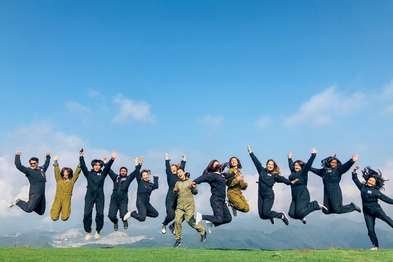 Cafe Sann, Danyang, Korea: Paragliding