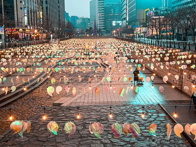 Seoul Lantern Festival, Seoul, Korea, Cheonggyecheon Stream