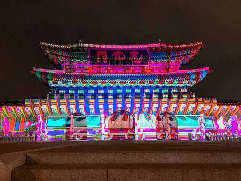 Gyeongbokgung Palace, Winter Festa, Seoul, Korea