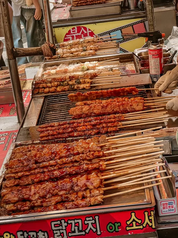 Gukje Market (국제시장), Busan, Korea; Gukje Market food street