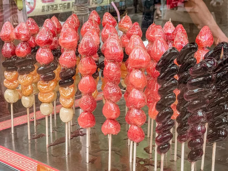 Gukje Market (국제시장), Busan, Korea; Gukje Market food street