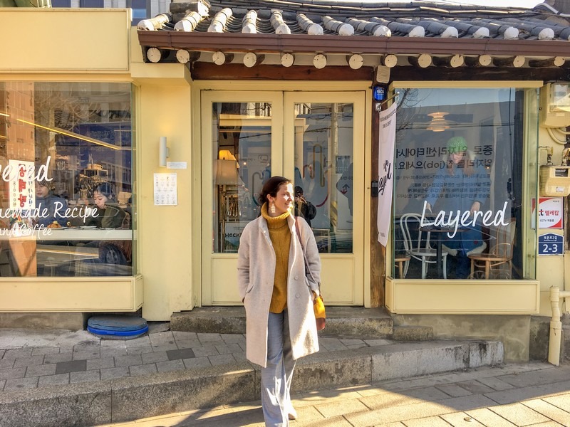 Cafe Layered, Bukchon, Seoul, Korea: Hallie Bradley