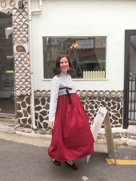 Leesle Hanbok, Cafe Rapture, Seoul, Korea: Hallie Bradley