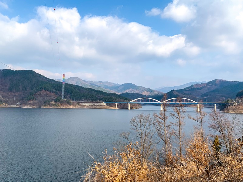 Gimcheon, Gyeongsanbuk-do, Korea: Rainbow Zip Wire & Sky Walk