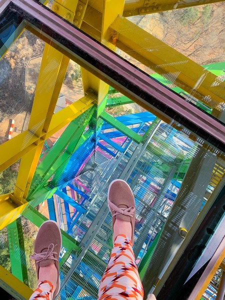 Gimcheon, Gyeongsanbuk-do, Korea: Rainbow Zip Wire & Sky Walk