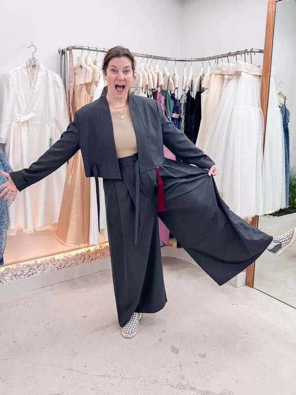 Leesle, modern Hanbok, Hongdae, Seoul, Korea