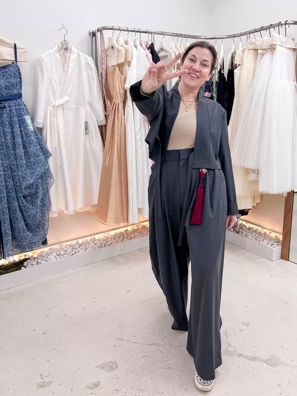 Leesle, modern Hanbok, Hongdae, Seoul, Korea