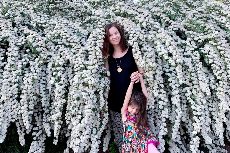 White Flowers, Seoul, Korea: Hallie Bradley