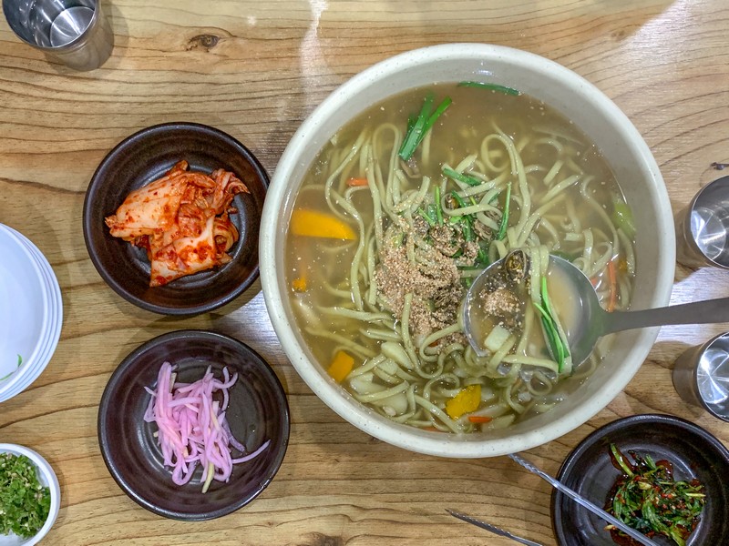 Knife Cut Noodles with Barnacles, Ulleung-do, Korea