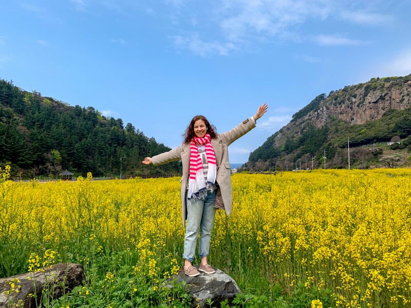 Canola Flower Field, Ulleung-do, Korea: Hallie Bradley