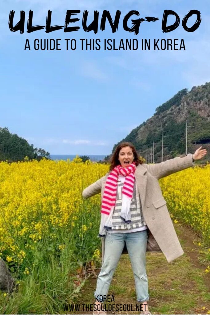 Ulleung-do: A Guide To The Secret Island You NEED To Visit In South Korea: Ulleung-do is a remote island in South Korea that is difficult to get to but a MUST SEE! Gorgeous karsts, flower fields, green fields, and more.