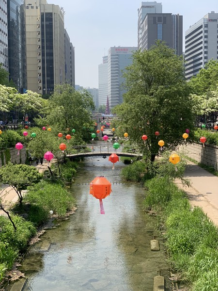 Cheonggyecheon Stream, Seoul, Korea