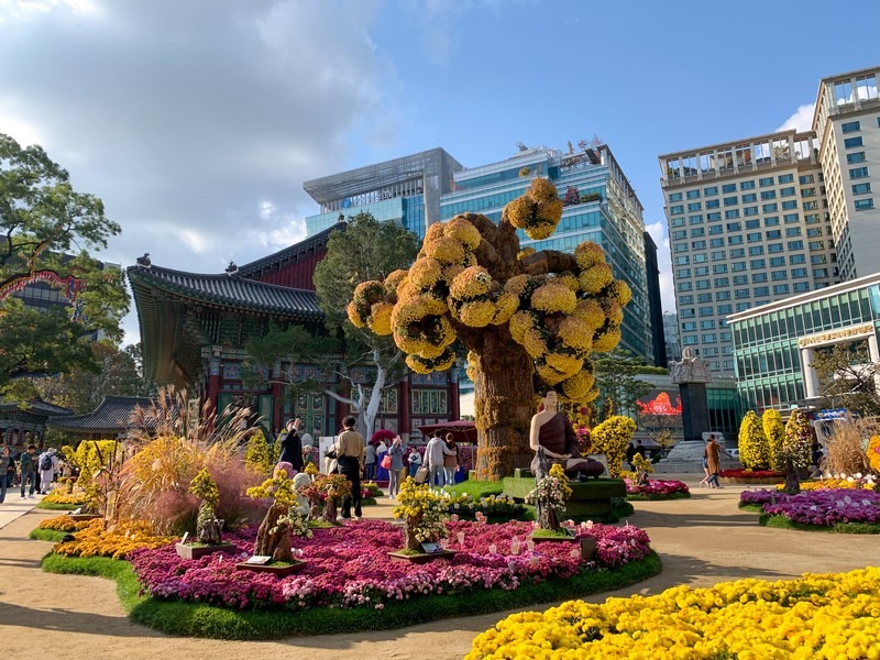 Jogyesa Temple, Insadong, Seoul, Korea