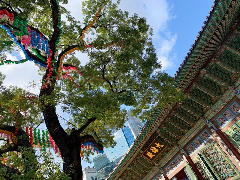 Jogyesa Temple, Insadong, Seoul, Korea