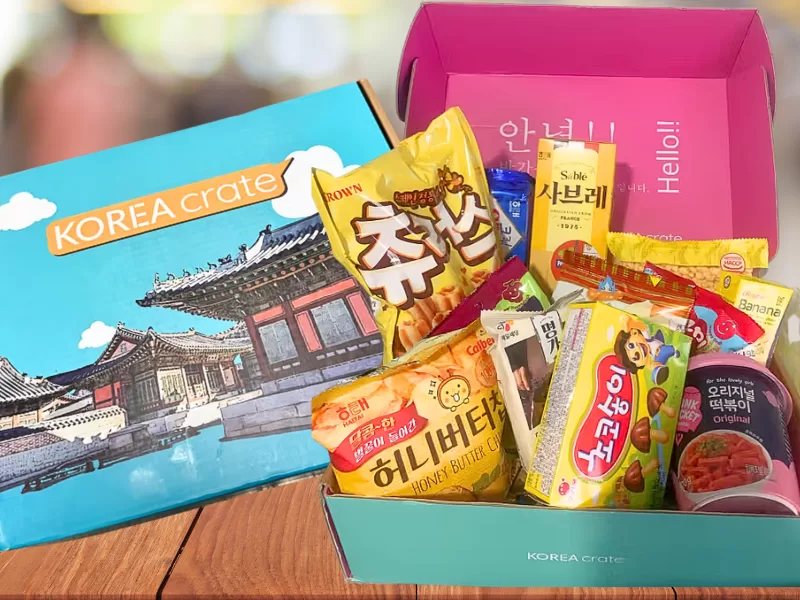 Korea crate; Korean snack subscription box