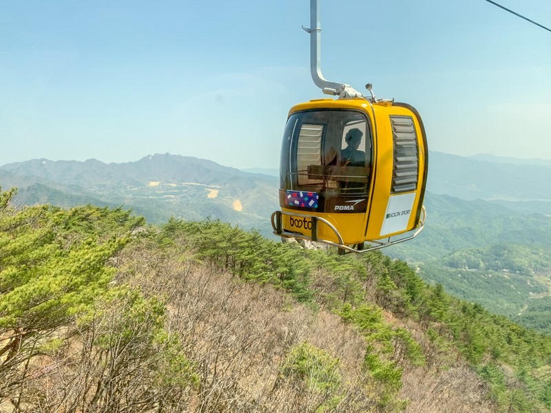 Palgongsan Cable Car, Daegu, Korea