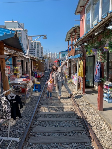 Gunsan Gyeongam-dong Railroad Village (군산 경암 철길마을). Gunsan, Korea