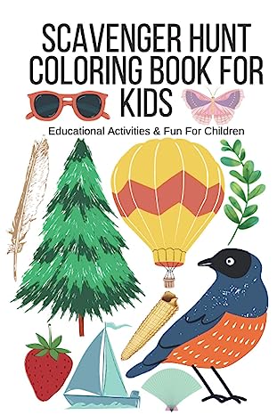 Scavenger Hunt Coloring Book For Kids