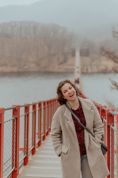 Majang Suspension Bridge, Paju, Korea: Hallie Bradley, Photo Credit: Celia Leon