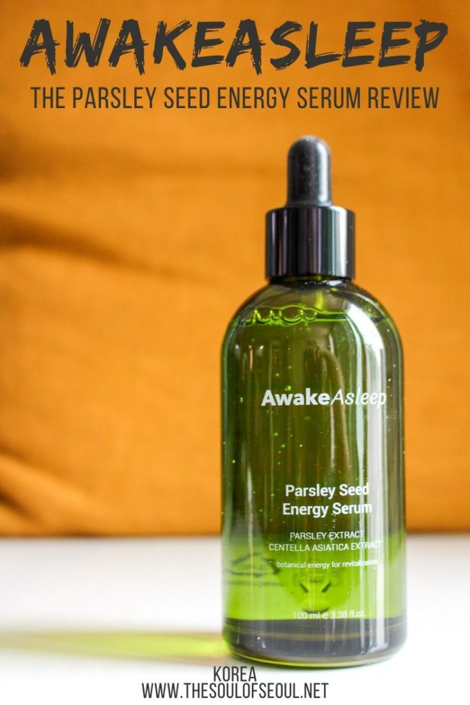 The Parsley Seed Energy Serum By AwakeAsleep: The Best Anti-Aging Serum I've Tried: AwakeAsleep is a Korean skincare brand that has produced one of the best anti-aging serums to date. The Parsley Seed Energy Serum is extremely hydrating, reduces fine lines and wrinkles, and feel so great on. Check out the review for more information.