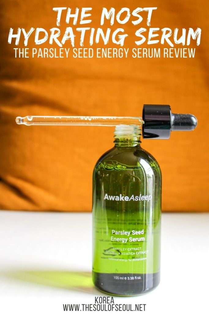 The Parsley Seed Energy Serum By AwakeAsleep: The Best Anti-Aging Serum I've Tried: AwakeAsleep is a Korean skincare brand that has produced one of the best anti-aging serums to date. The Parsley Seed Energy Serum is extremely hydrating, reduces fine lines and wrinkles, and feel so great on. Check out the review for more information.