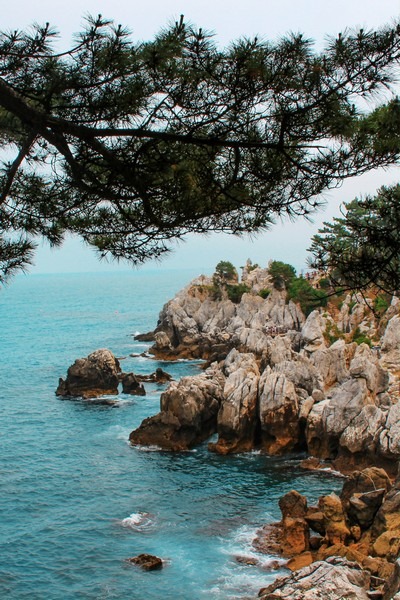 Chuam Suspension Bridge, Chuam Beach, Donghae, Korea