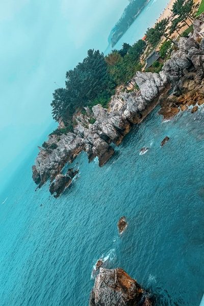 Chuam Suspension Bridge, Chuam Beach, Donghae, Korea