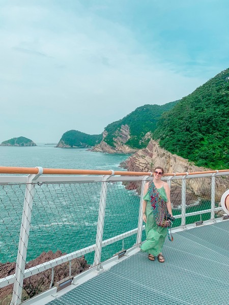 Songdo Beach, Busan, Korea: Songdo Yonggung Suspension Bridge