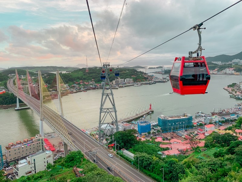 Yeosu Maritime Cable Car (여수 해상케이블카), Yeosu, Jeollanam-do, Korea