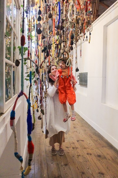 Ami Art Museum, Dangjin, Chungcheongnam-do: Hallie Bradley and daughter