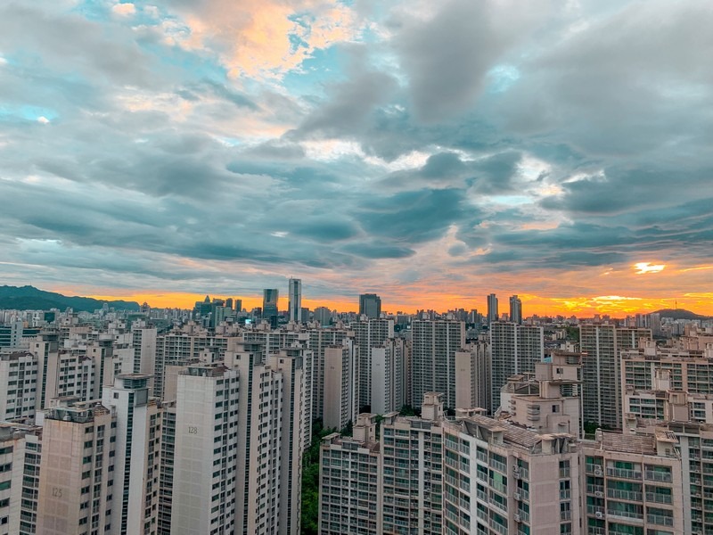 Sunset, Seoul, Korea