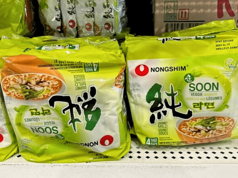 Nongshim Soon Veggie Noodle Soup (농심순라면)