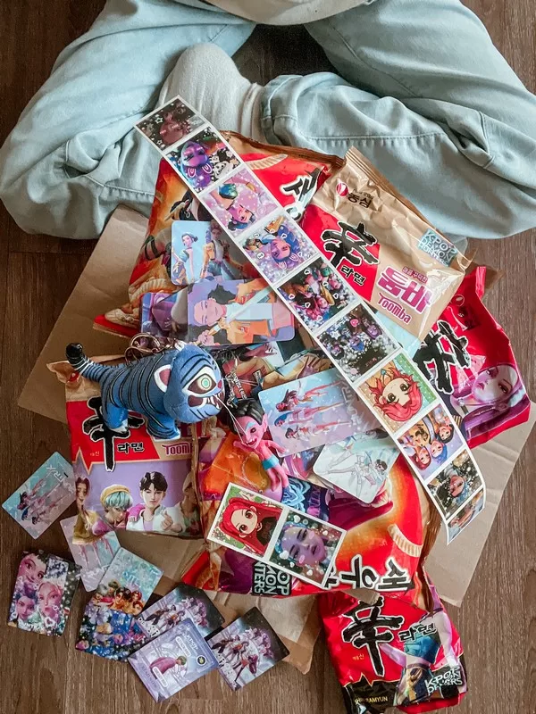 Kpop Demon Hunters, Korean snack box, BibimSnack subscription box, Korean snacks