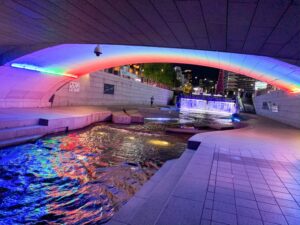 Cheonggyecheon Stream, Seoul, Korea