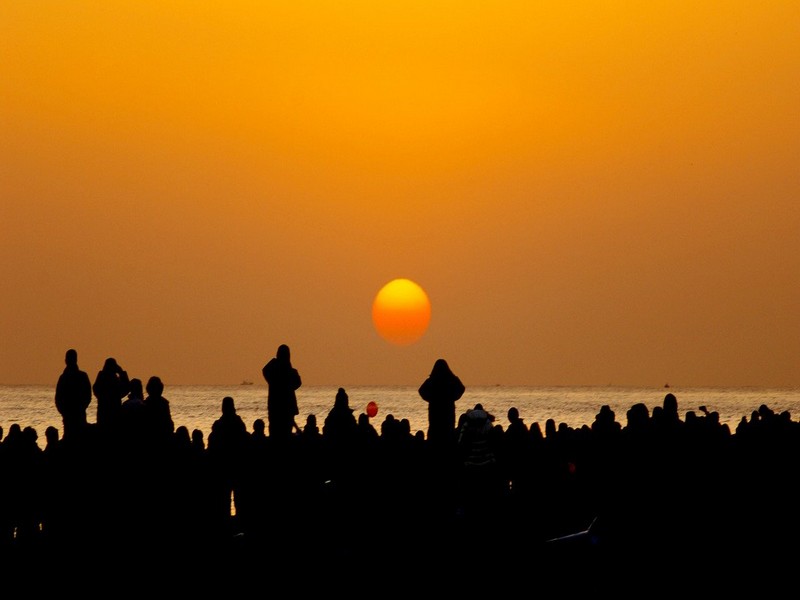 Korea, Sunrise, January 1st, New Year's Day