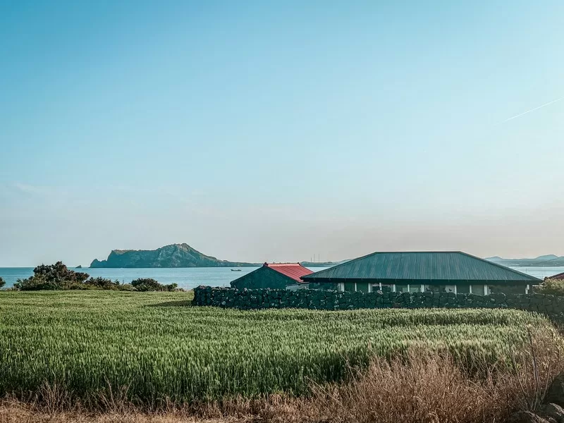 Geommeolle Beach (검멀레해변), Udo Island, Jeju-do, Korea; black sand beach