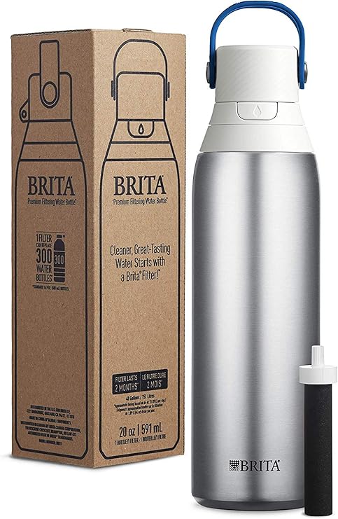 Brita Stainless Steel Premium Filtering Water Bottle