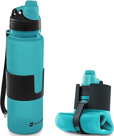 Nomader BPA-Free Collapsible Sports Water Bottle