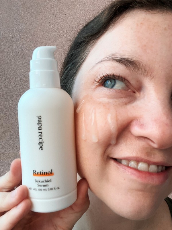 Papa Recipe, Korean Skincare: Retinol Bakuchiol Serum Review