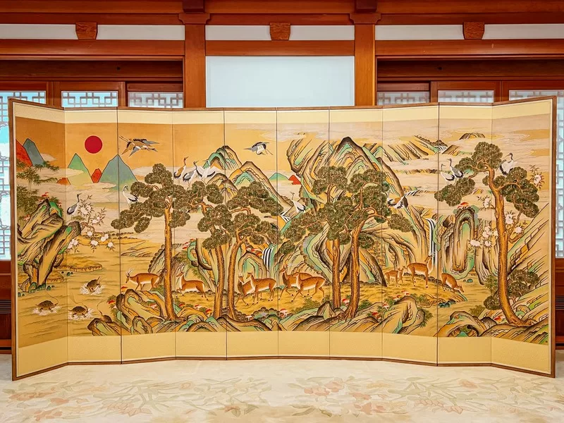Cheongwadae (청와대), the Blue House, Seoul, Korea