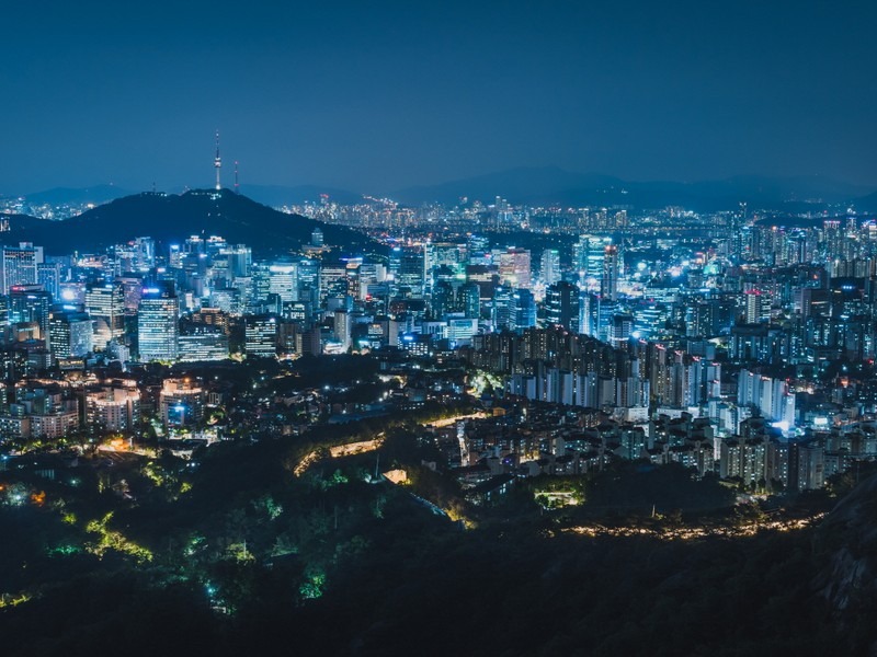 Seoul, Korea, night view