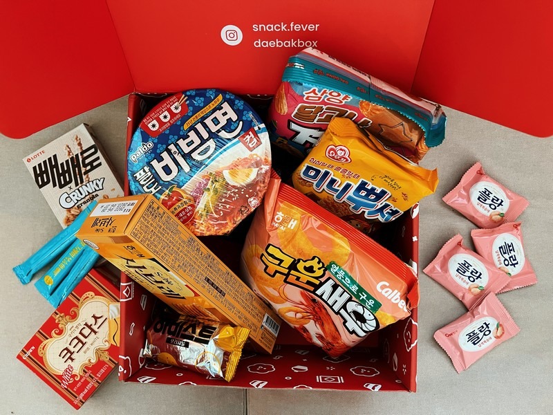 SnackFever, Daebak Box, Korean subscription box