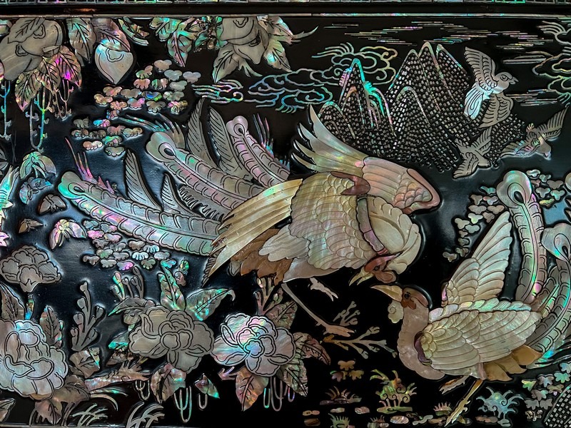 Korean mother of pearl lacquerware, najeonchilgi