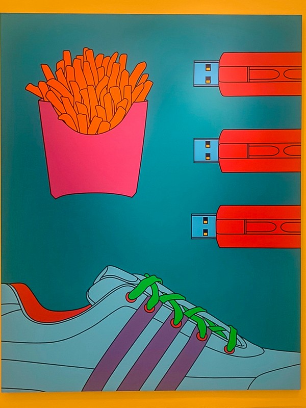 Michael Craig-Martin Exhibition. Seoul Arts Center (예술의전당), Seoul, Korea