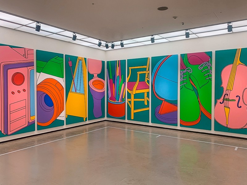 Michael Craig-Martin Exhibition. Seoul Arts Center (예술의전당), Seoul, Korea